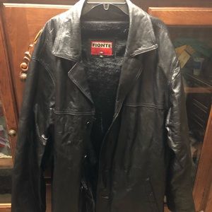 EUC Men’s leather coat